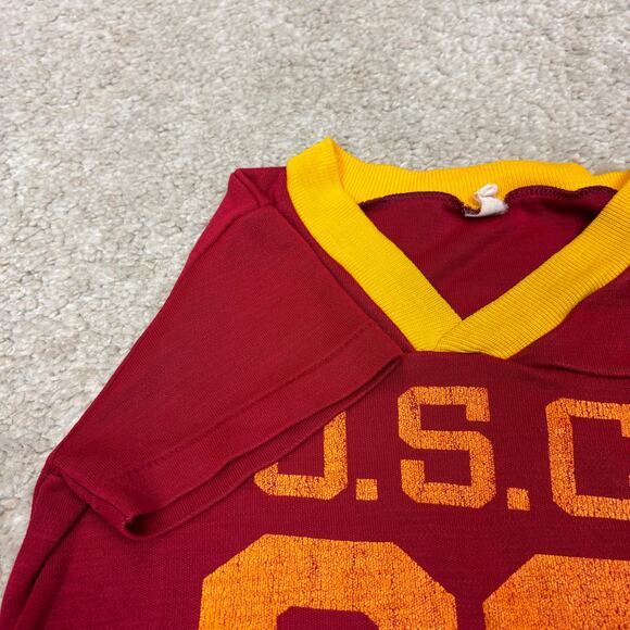 Vintage 70s USC Trojans Jersey #32 Baby Toddler 2-4 12x11 - Picture 11 of 12